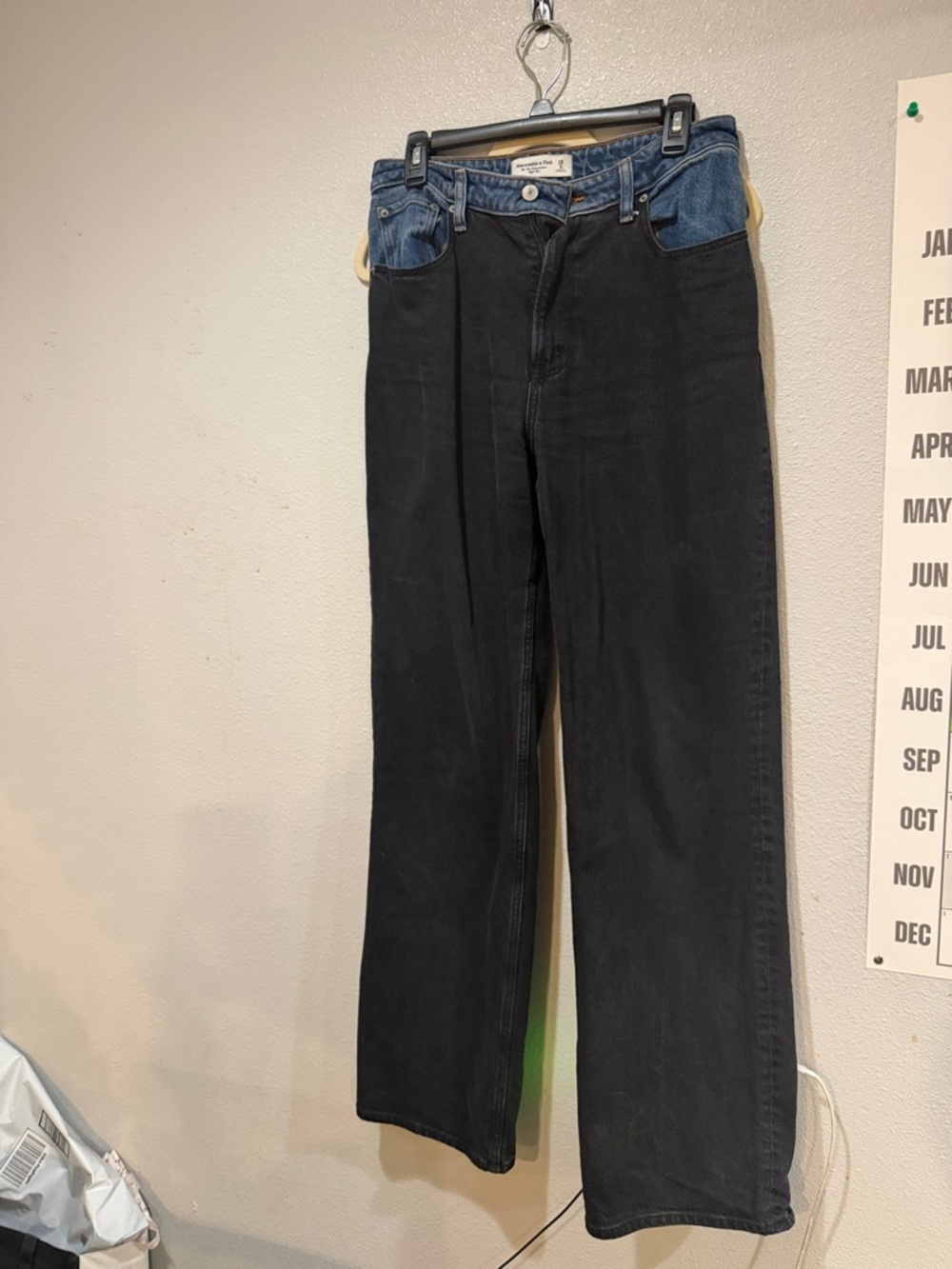 Abercrombie 90s relaxed jean high rise - 28 curve love LONG